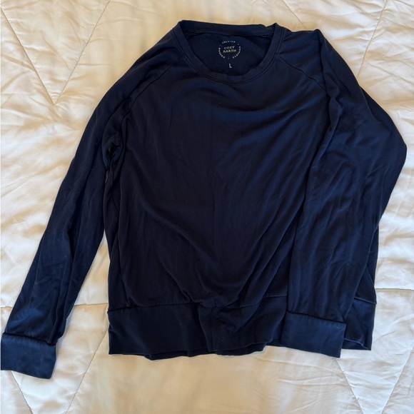 Cozy Earth Bamboo Jogger Set - Navy, Large - Picture 3 of 4